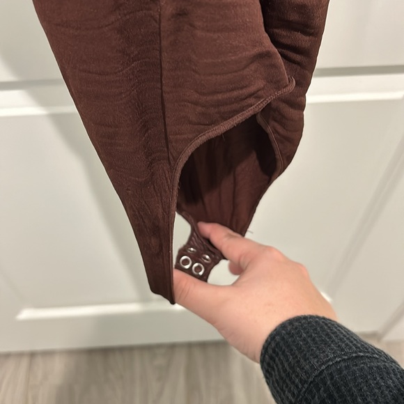 Yitty Brown Thong Tank top bodysuit - Picture 3 of 3